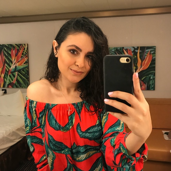 Ladies forever 21 off shoulder summer dress - Picture 1 of 4